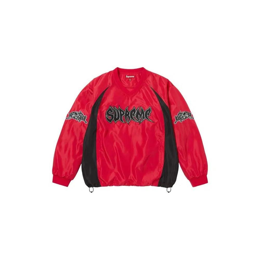 Свитеры Supreme Warthog Warm Up Pullover 'Red' 1