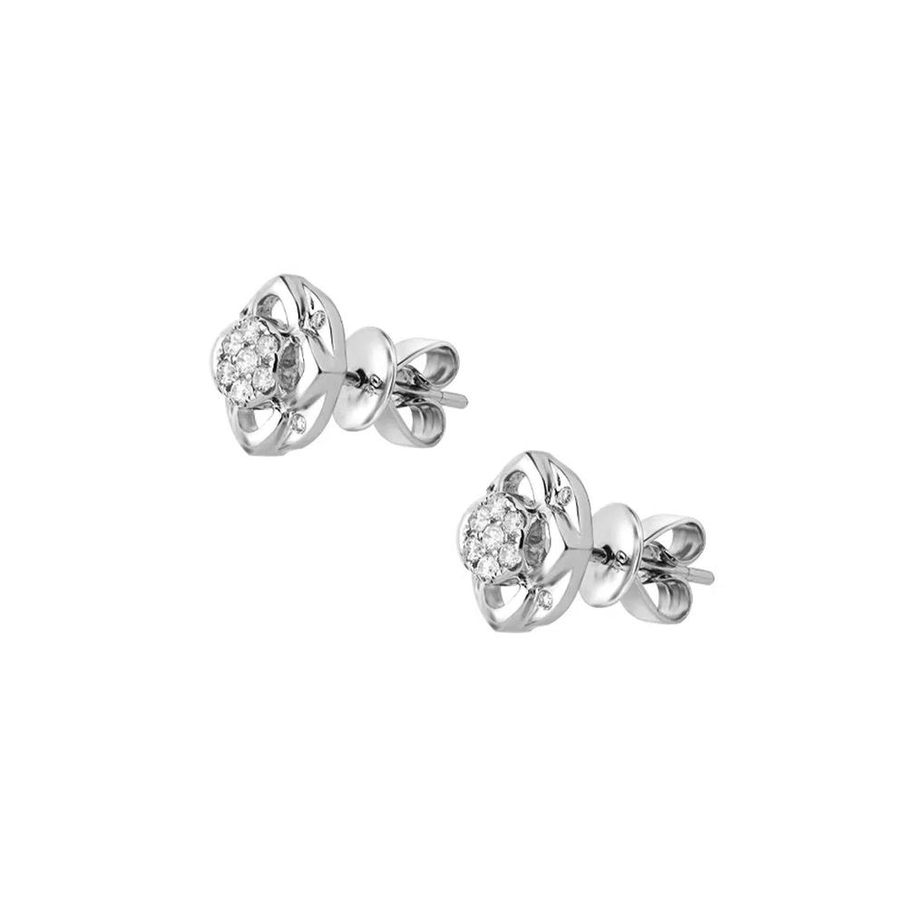 TOMEI Vividly Splendorous Florulent Duo серьги, бриллиант, белое золото 750/18K 3