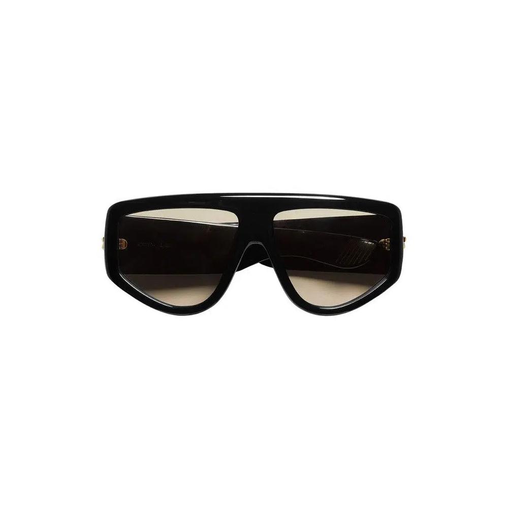 Солнцезащитные очки Bottega Veneta Bv1492s Shield 'Black/Black/Brown' 1