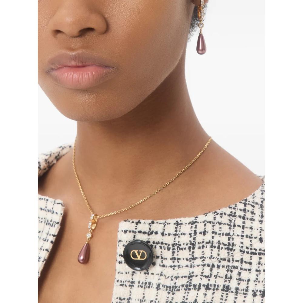 Колье с логотипом VLogo Signature и кристаллами Swarovski 2