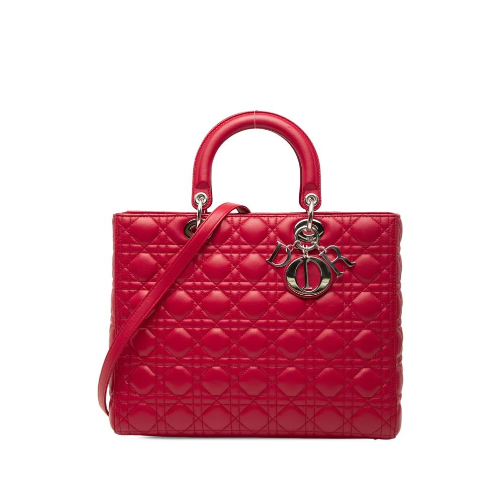 Большая сумка-сэтчел Cannage Lady Dior (2012 год) 1