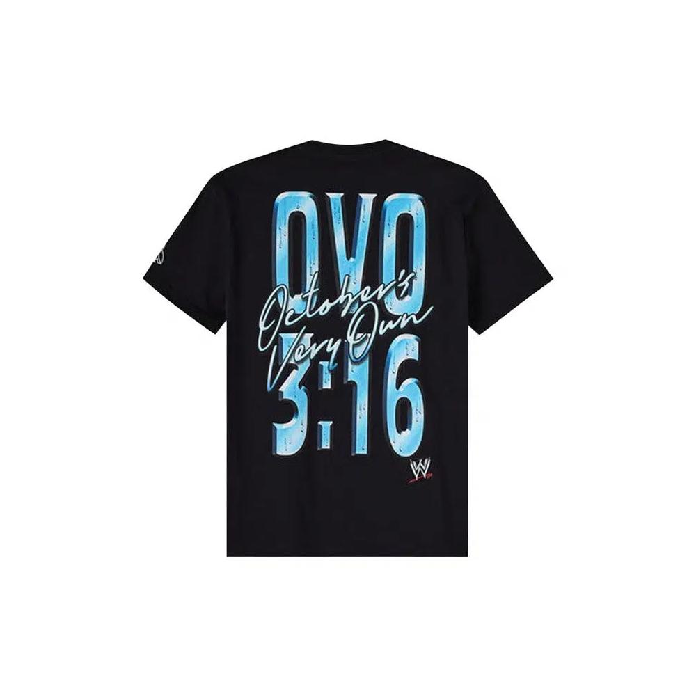 Футболки с коротким рукавом OVO x WWE Stone Cold Steve Austin Tee «Black» 2
