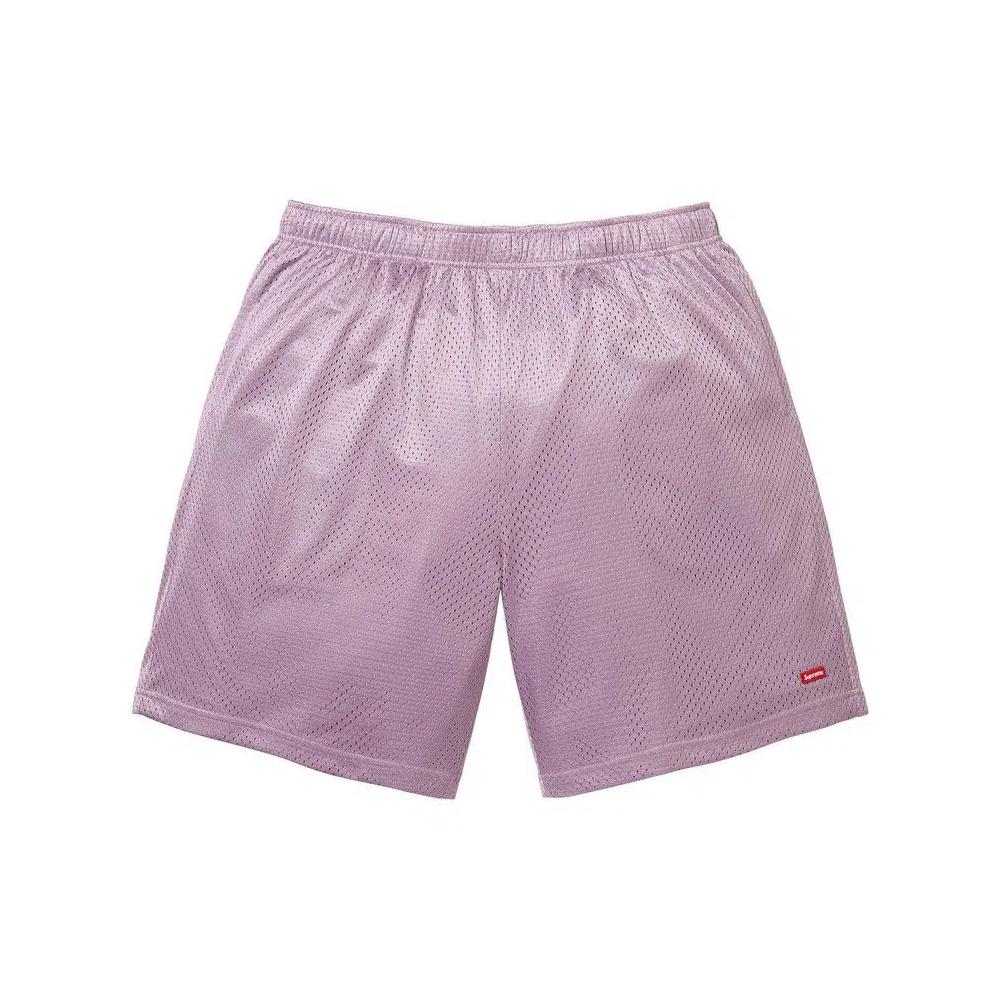Шорты Supreme Small Box Baggy Mesh Short 'Лавандовый' 1