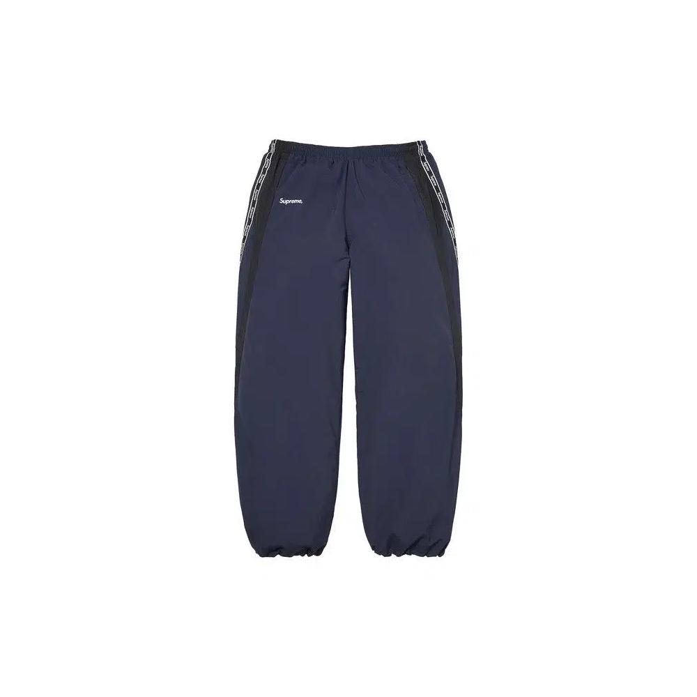 Спортивные штаны Supreme Logo Taping Track Pant 'Navy' 1