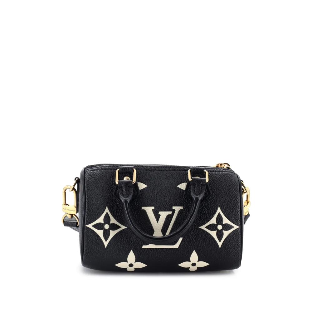 Сумка на плечо Chain Speedy Bandouliere NM Bag Bicolor Monogram Empreinte Giant Nano 2