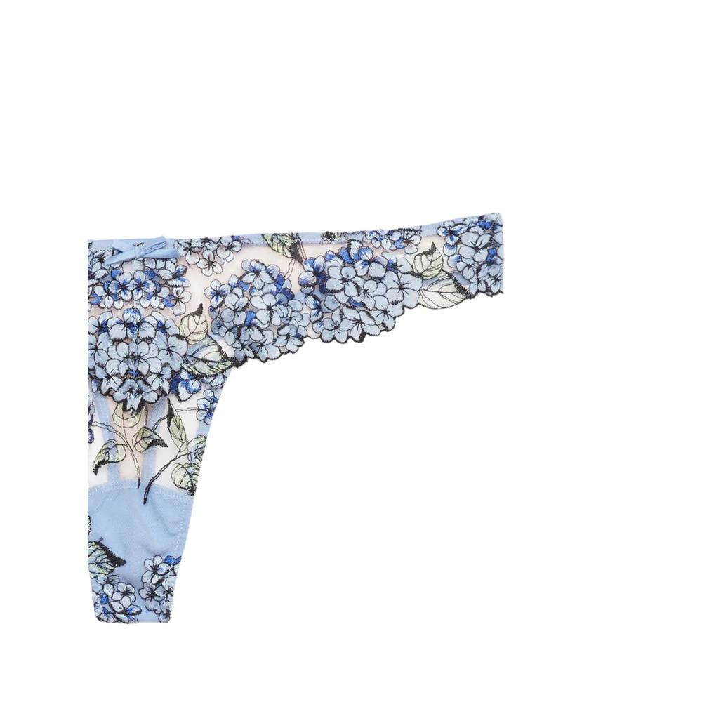 Трусы-стринги Hydrangea с вышивкой 2