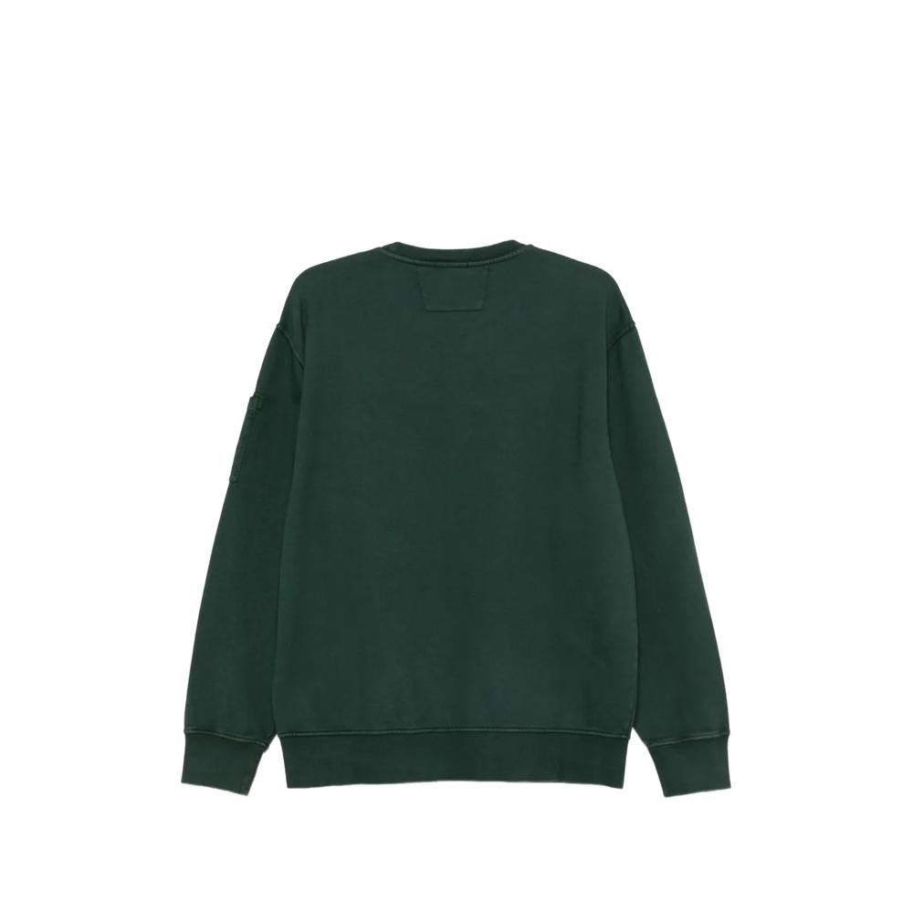 Lens-detail sleeve-pocket sweatshirt 2
