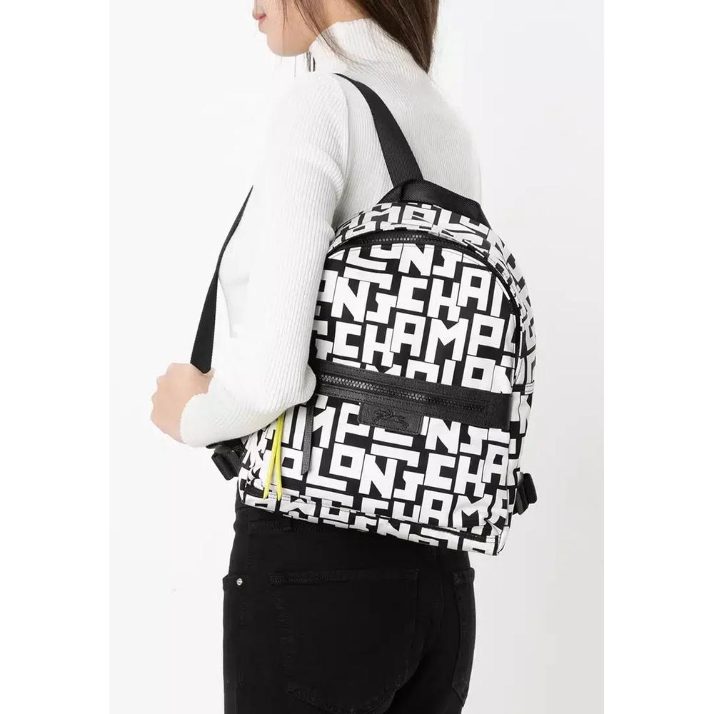 Рюкзак Le Pliage LGP - Белый/Черный 5
