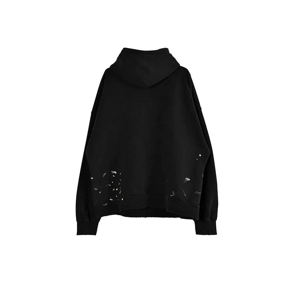 Худи Balenciaga Wide Fit Hoodie 'Вымытый черный' 2
