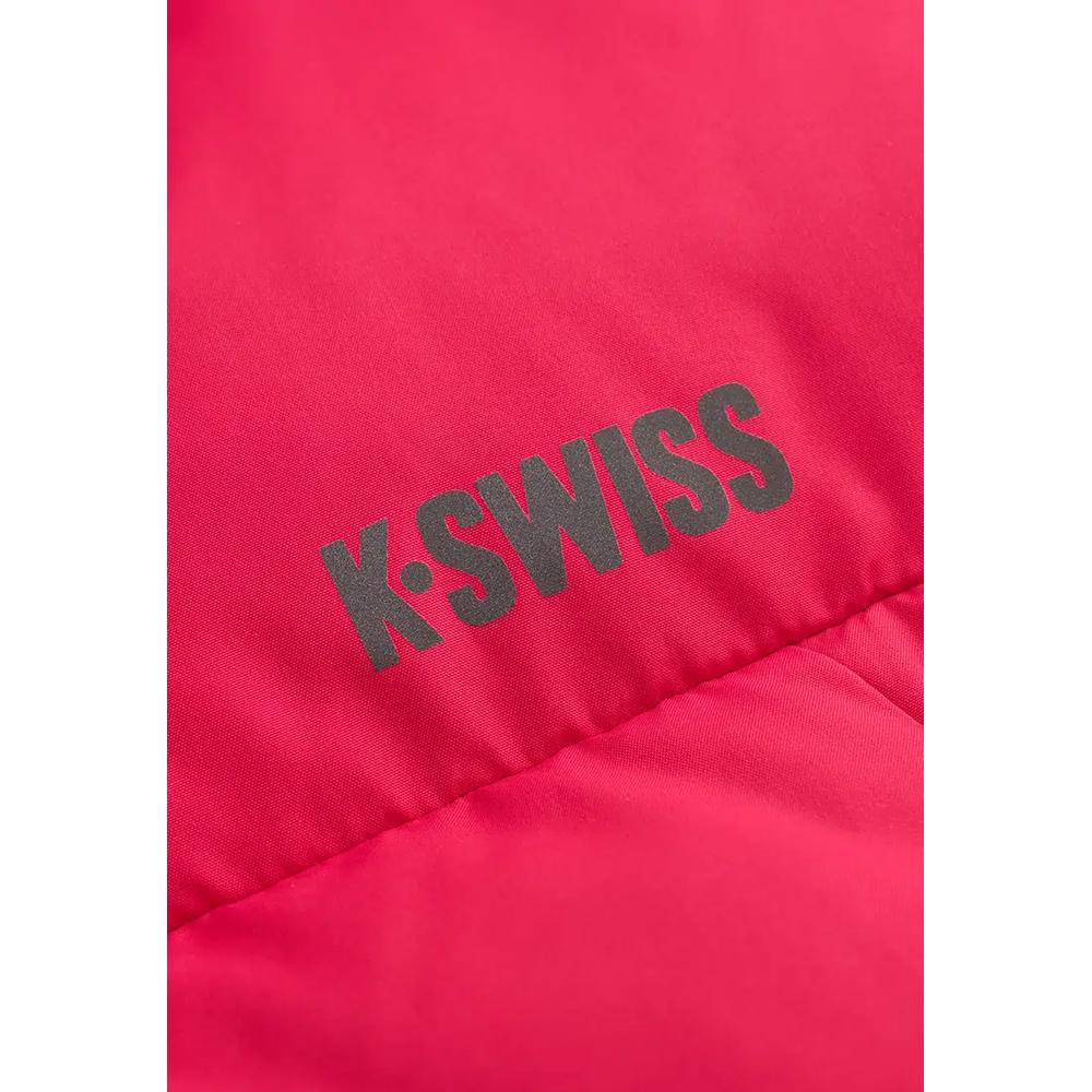 ЖЕНСКАЯ ДЛИННАЯ ПУХОВАЯ КУРТКА С ЛОГОТИПОМ K-SWISS 7