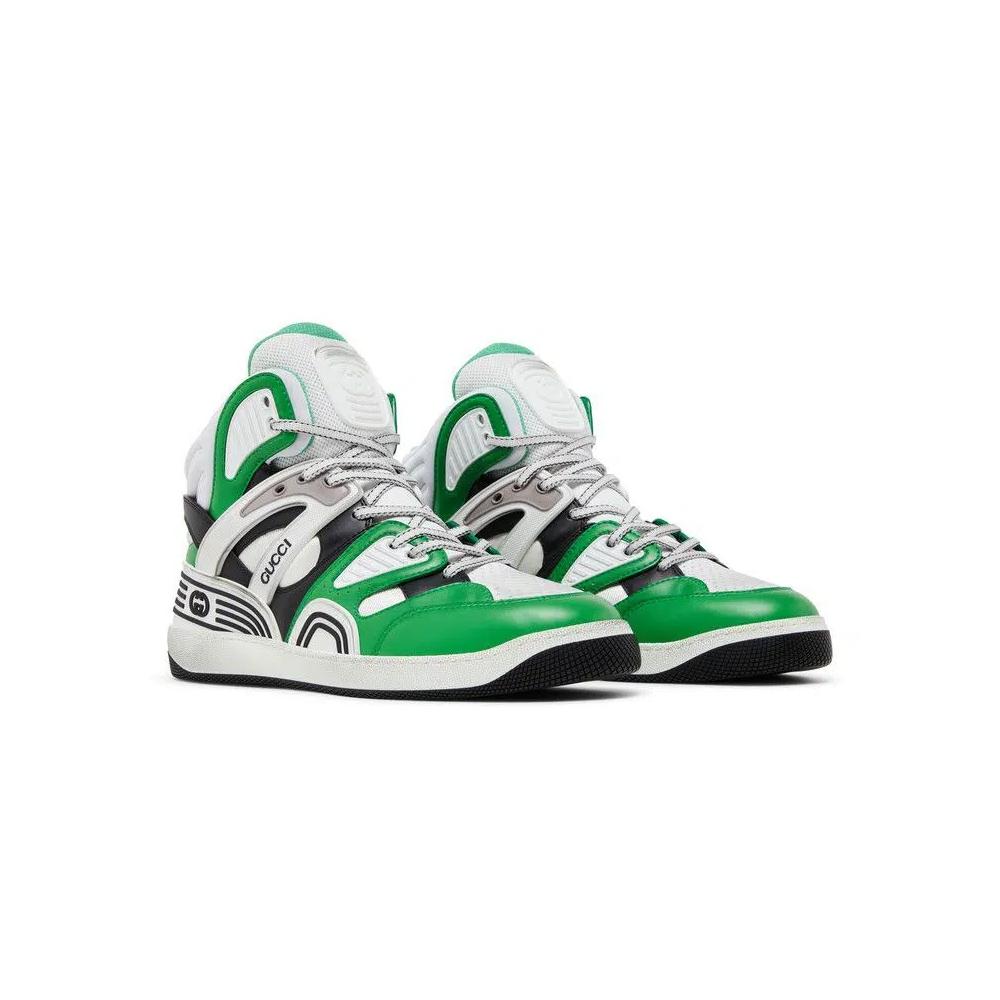 Кроссовки Gucci Basket High «Грин Деметра» 8
