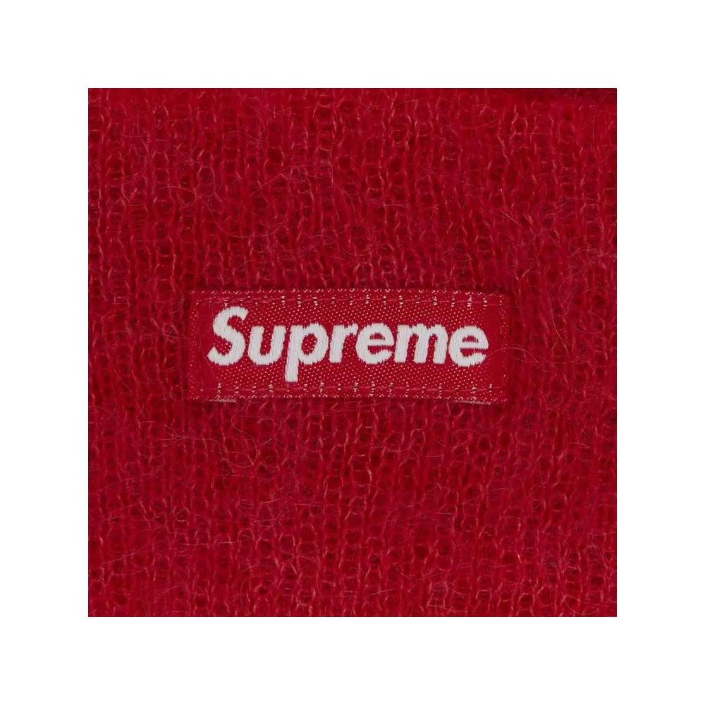 Шапки Supreme Mohair Beanie 'Bright Red' 3