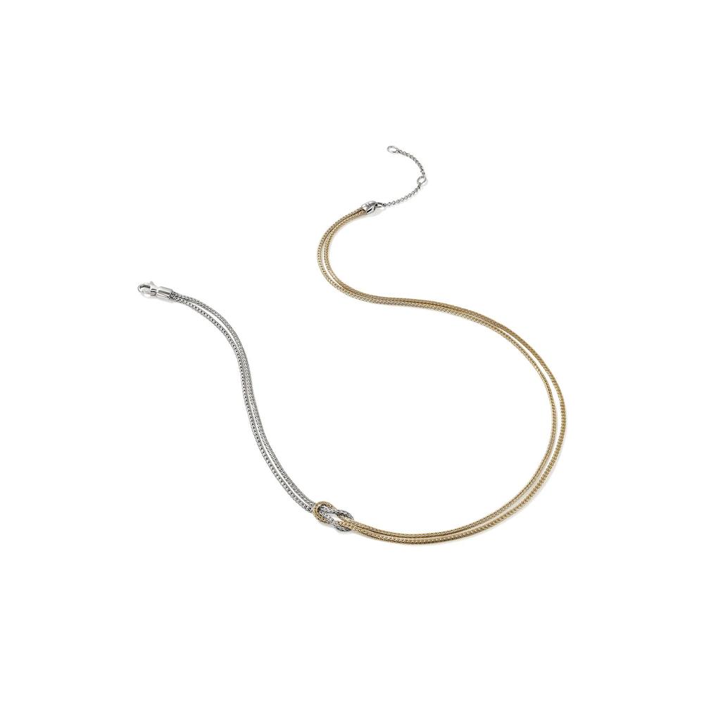 Золотое колье Love Knot 2