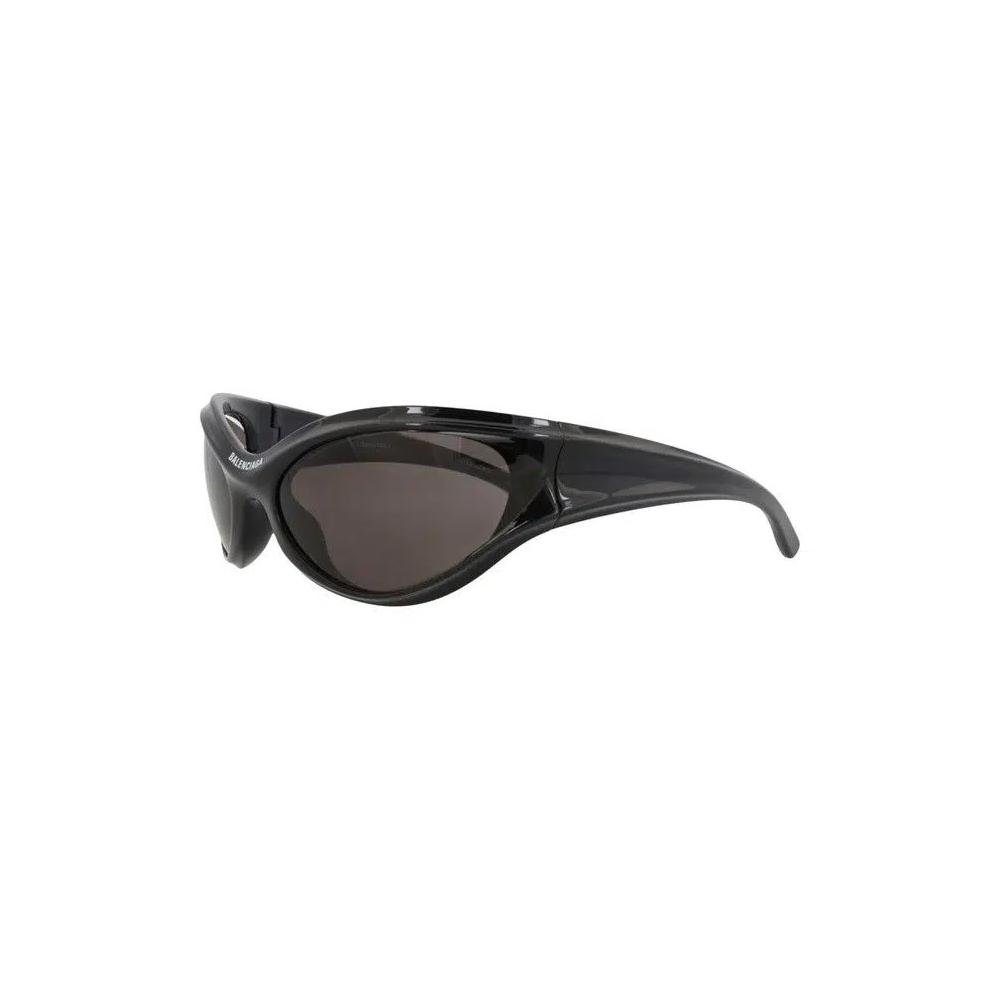 Солнцезащитные очки Balenciaga Shield-Frame Bio Injection «Black/Grey» 2