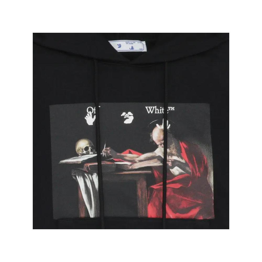 Худи Off-White Caravaggio Slim Hoodie 'Black/Red' 3