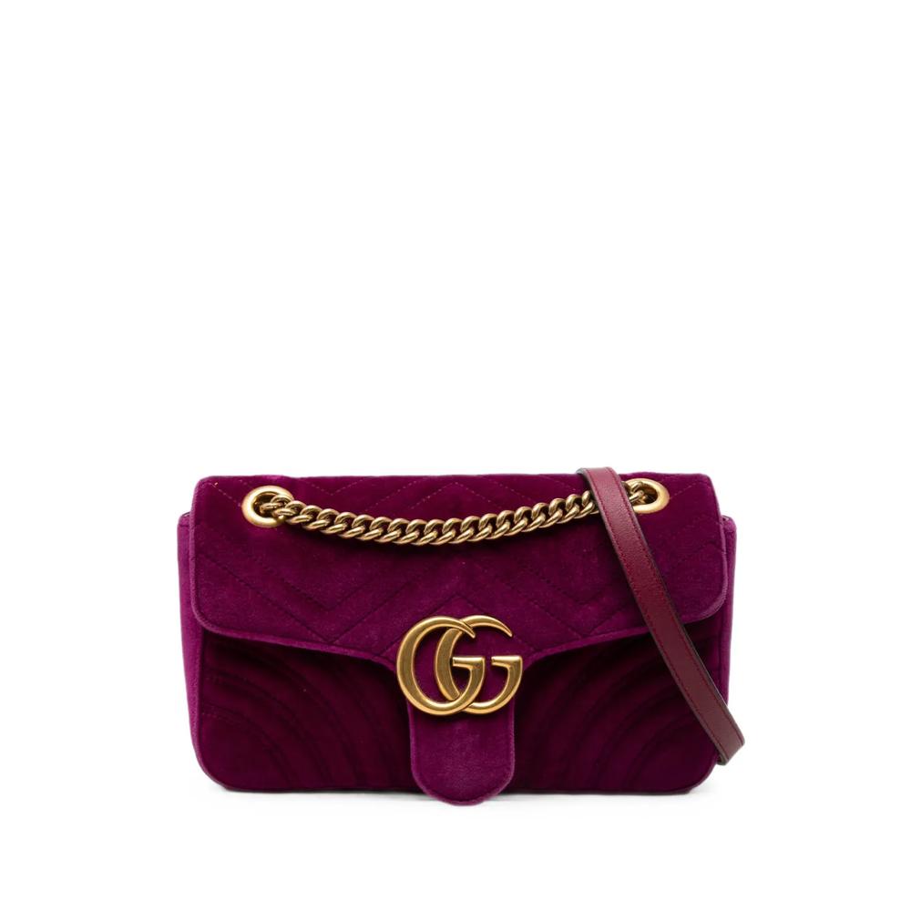 Сумка на плечо GG Marmont Matelasse Velvet (2016-2026 годы) 1