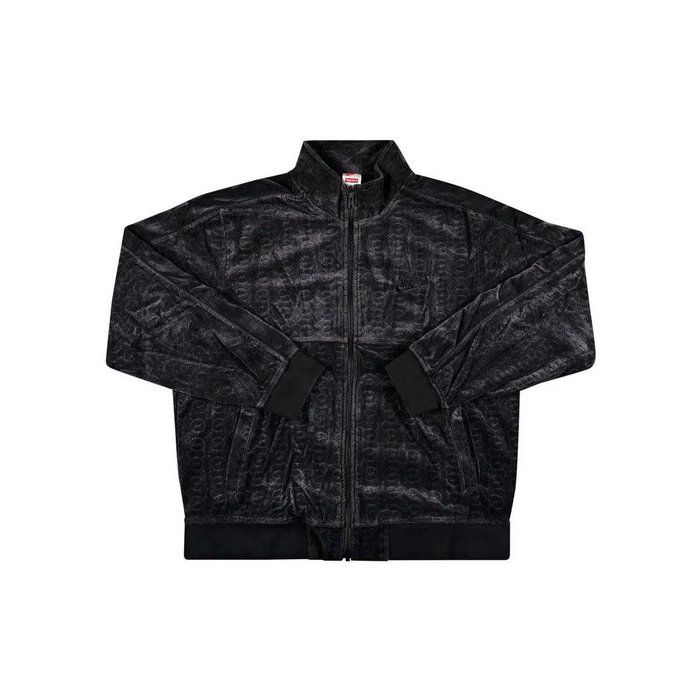 Трековые куртки Supreme x Nike Velour Track Jacket 'Black' 1