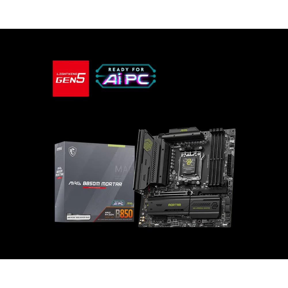 MSI MAG B850M MORTAR mATX материнская плата (DDR5) 1