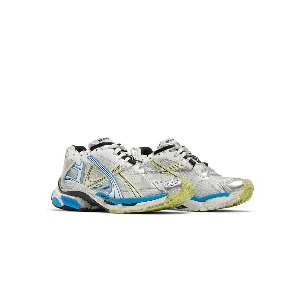 Кроссовки Balenciaga Runner Sneaker 'Белый Желтый Синий' 8