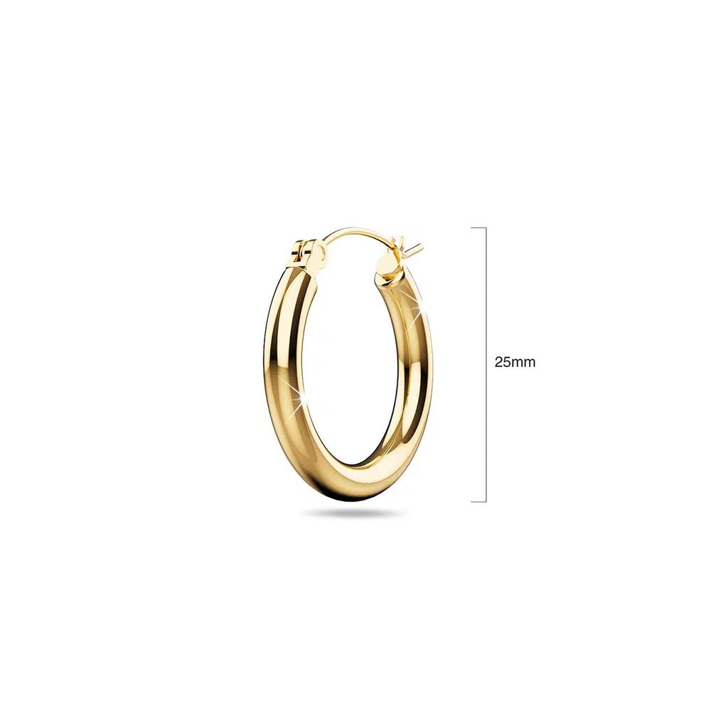 Luscious Hoop Золотые Многослойные Серьги 5