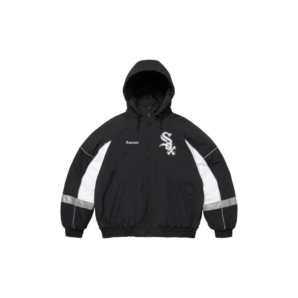Куртки Supreme x Chicago White Sox Stadium Jacket 'Black' 1