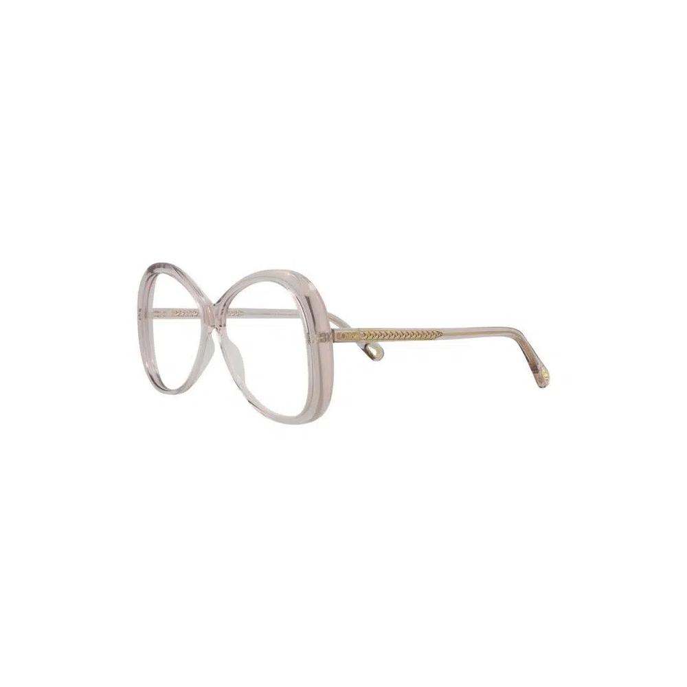 Очки Chloé Round Frame Bio Acetate Optical Frames 'Pink/Transparent' 2