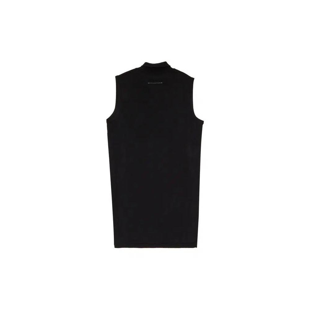 Топы MM6 Maison Margiela Удлиненный топ 'Black' 2