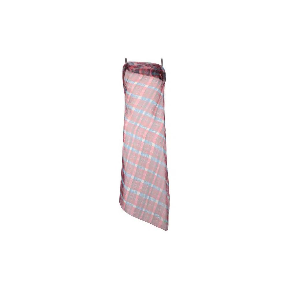 Платья Ferragamo Plaid Asymmetrical Dress 'Pink' 1