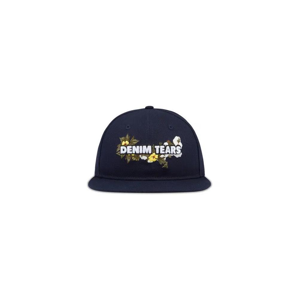 Кепки Denim Tears New Era Floral Logo Cap 'Navy' 1