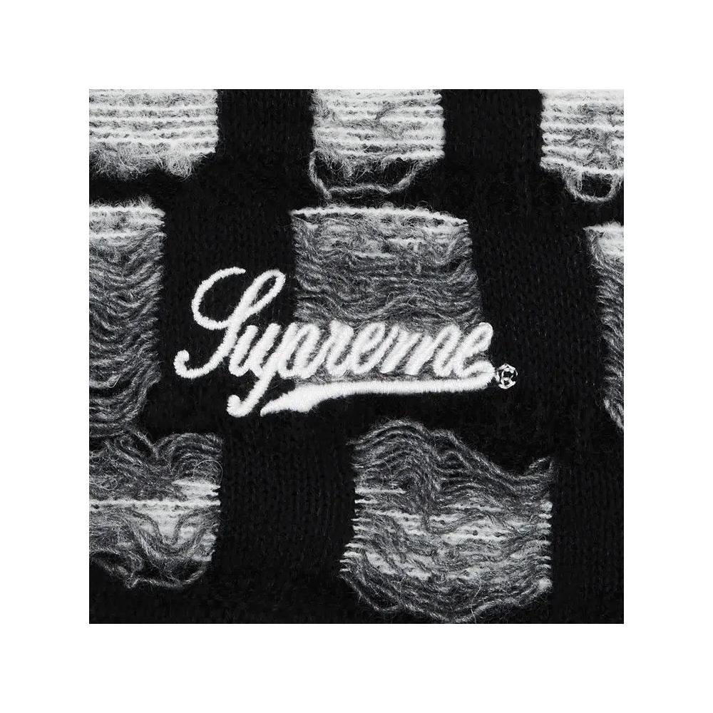 Шорты Supreme Gradient Grid Knit Short 'Black' 3
