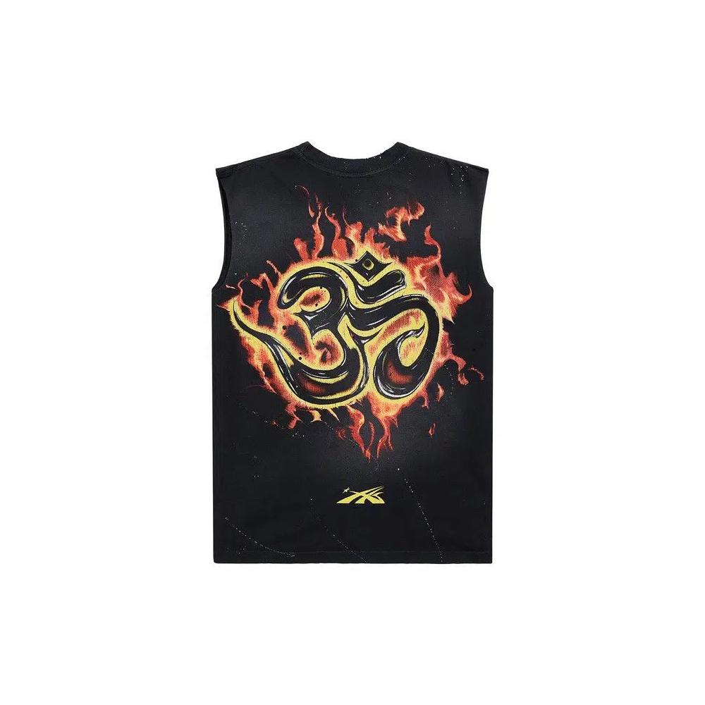 Топы Hellstar Inner Peace Skeleton Sleeveless T-Shirt 'Черный' 2