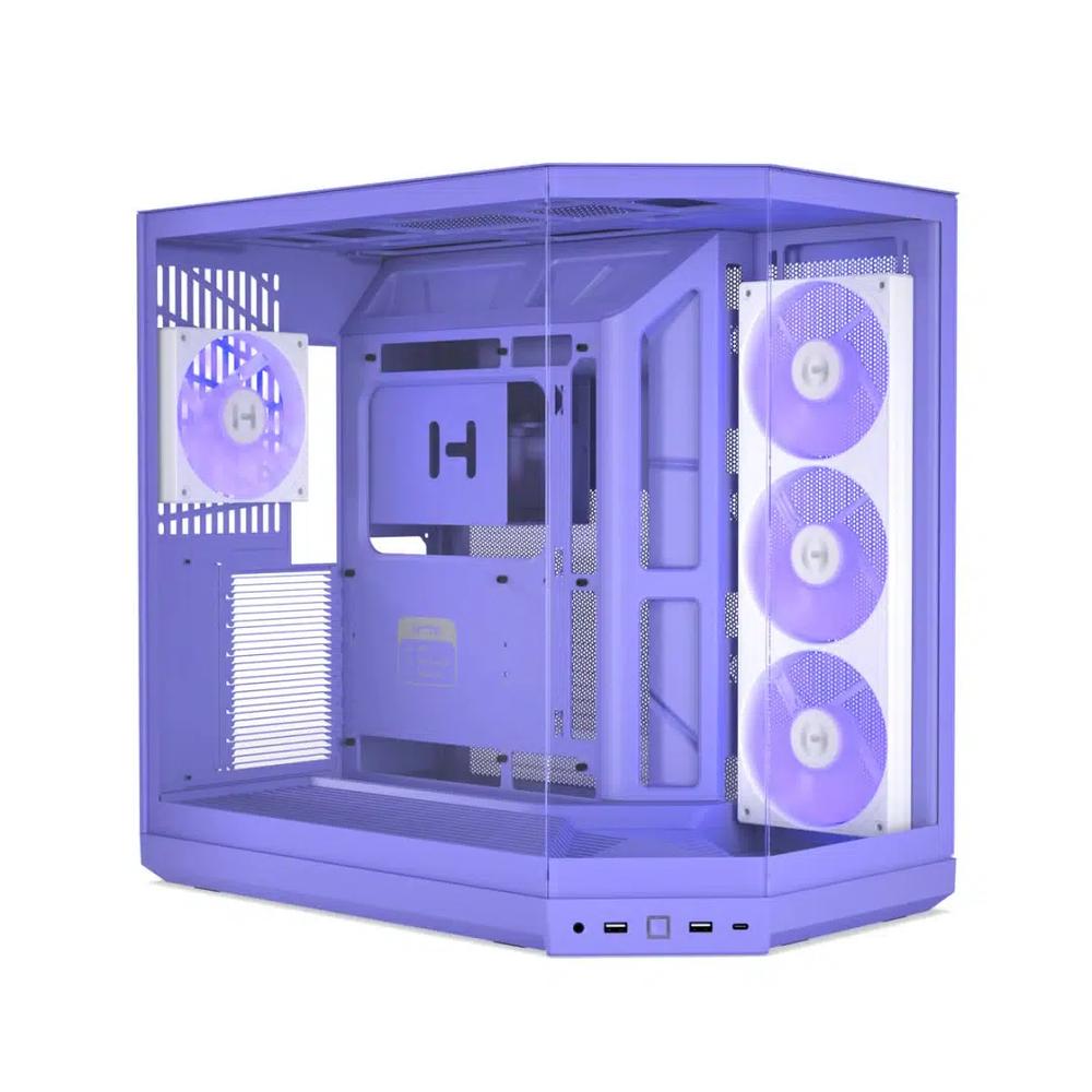 HYTE Y50 RGB ATX корпус - Таро молоко 1