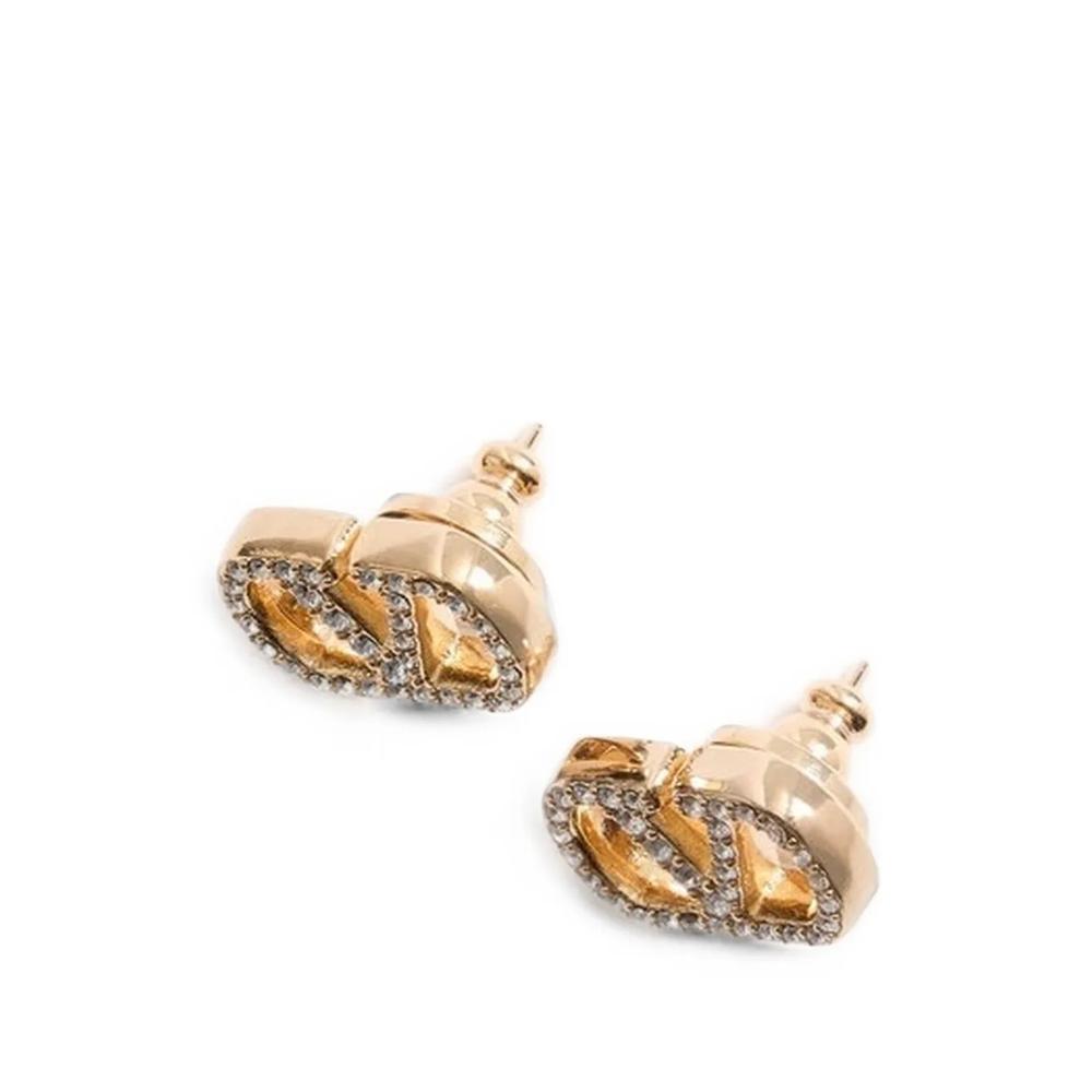 Серьги с логотипом VLogo Signature и кристаллами Swarovski® 2