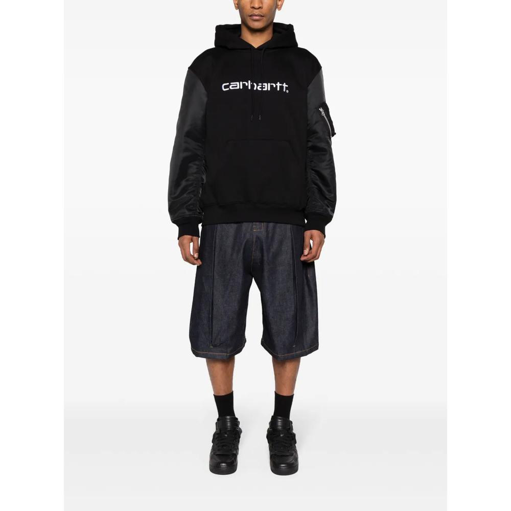 Худи с вышитым логотипом из коллаборации с Carhartt 2