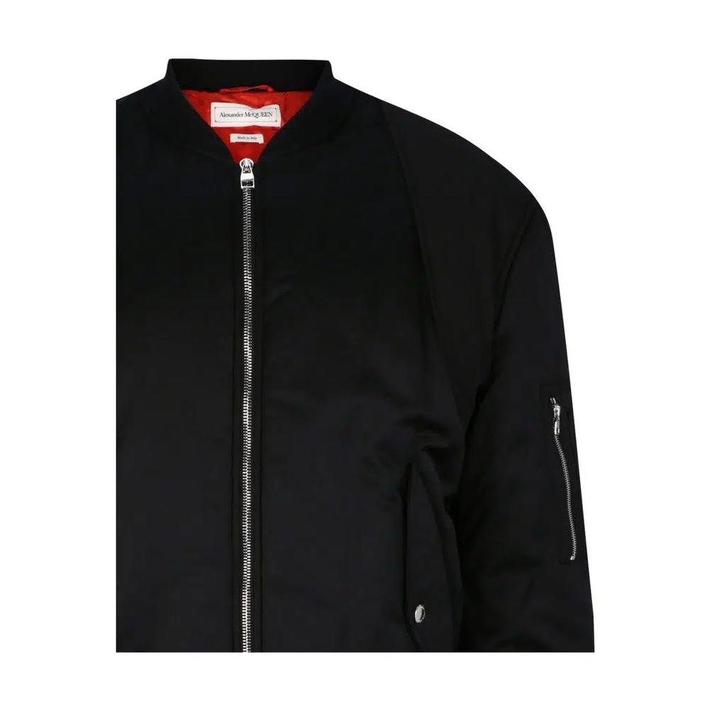 Бомберы Alexander McQueen Harness MA-1 Bomber Jacket 'Black' 3