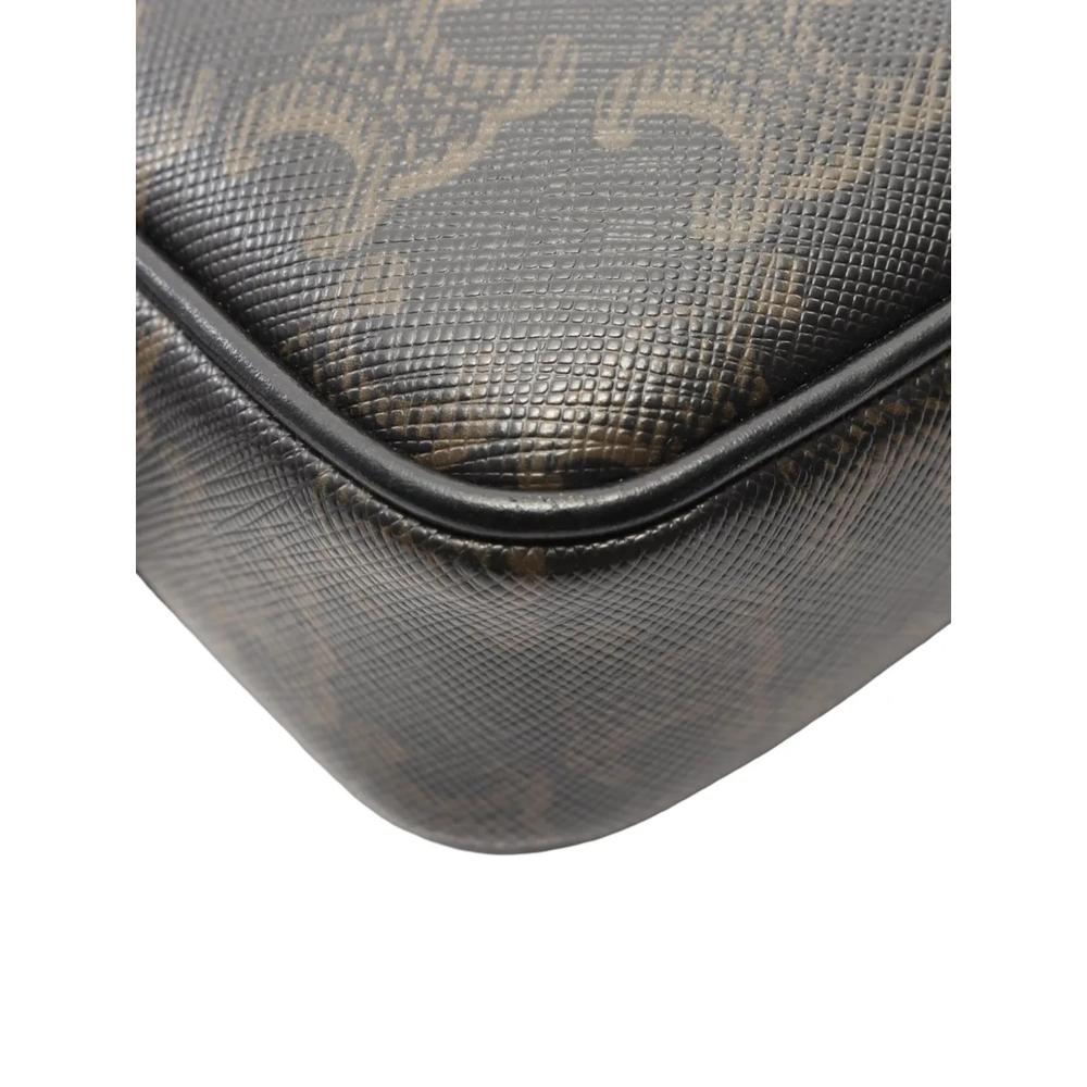 Сумка через плечо Triomphe Coated Canvas Logo среднего размера (2010-2026 годы) 2