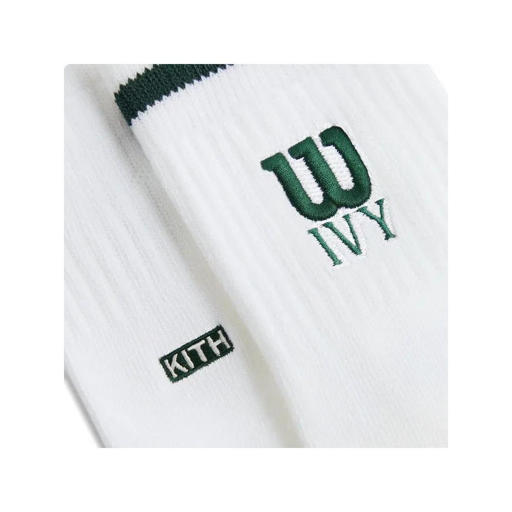 Носки и колготки Kith Ivy For Wilson Quarter Top Socks 'White' 2