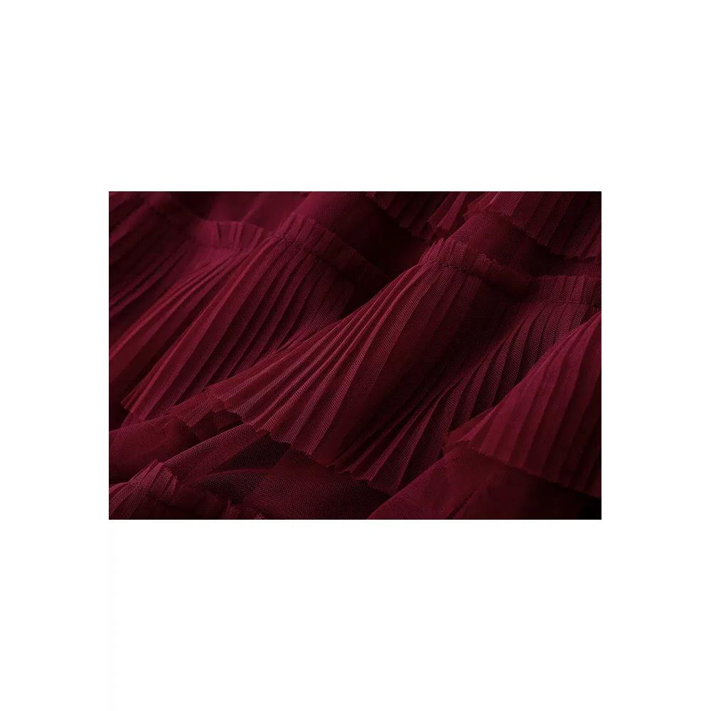 Весенняя многоярусная юбка AF8552 3