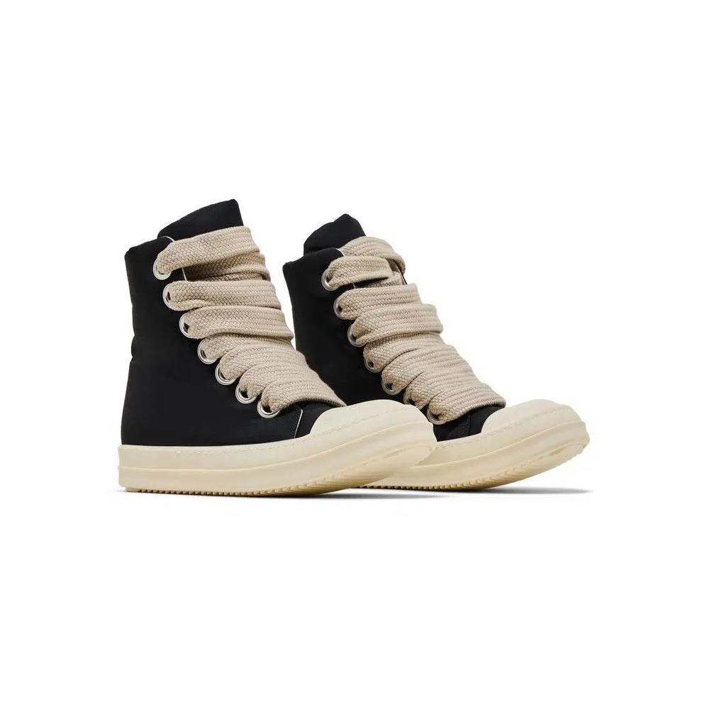 Кроссовки Rick Owens Wmns DRKSHDW Hollywood Jumbo Lace Puffer High 'Black Milk' 8