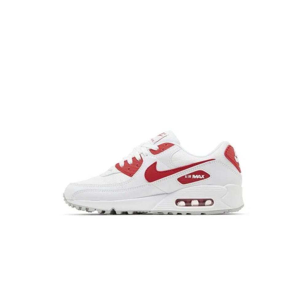 Кроссовки Nike Air Max 90 'White University Red' 3