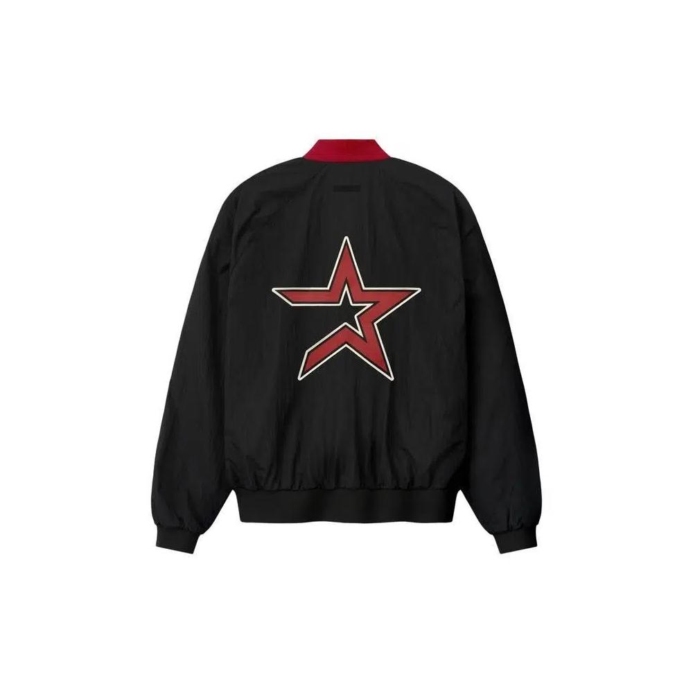 Куртки Fear of God Essentials Astros Half Zip Pullover 'Черный' 2