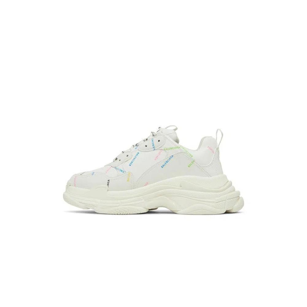 Кроссовки Balenciaga Triple S Sneaker 'Allover Logo - White Multi' 3