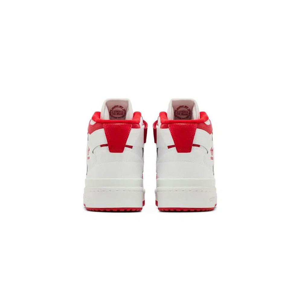 Кроссовки adidas Forum Mid 'White Vivid Red' 6