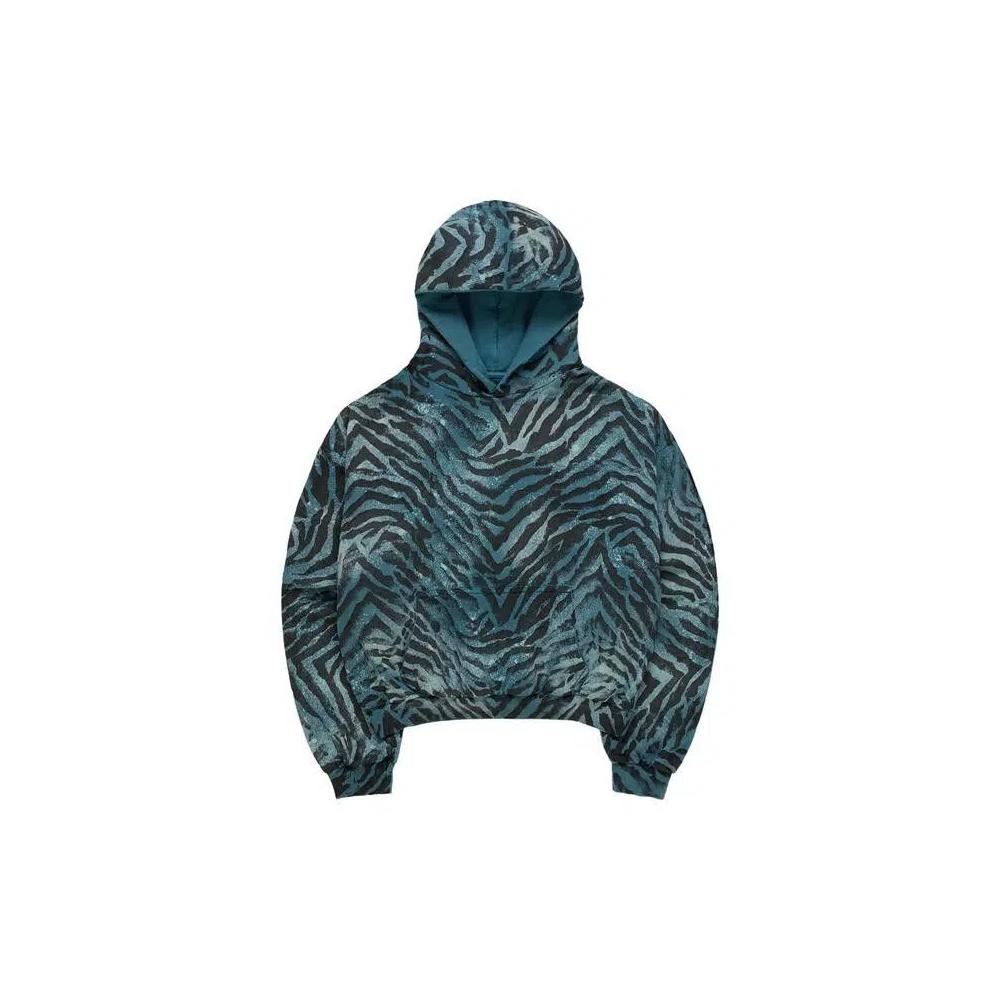 Худи SKYLRK Coachella Zebra Hoodie «Blue» 1