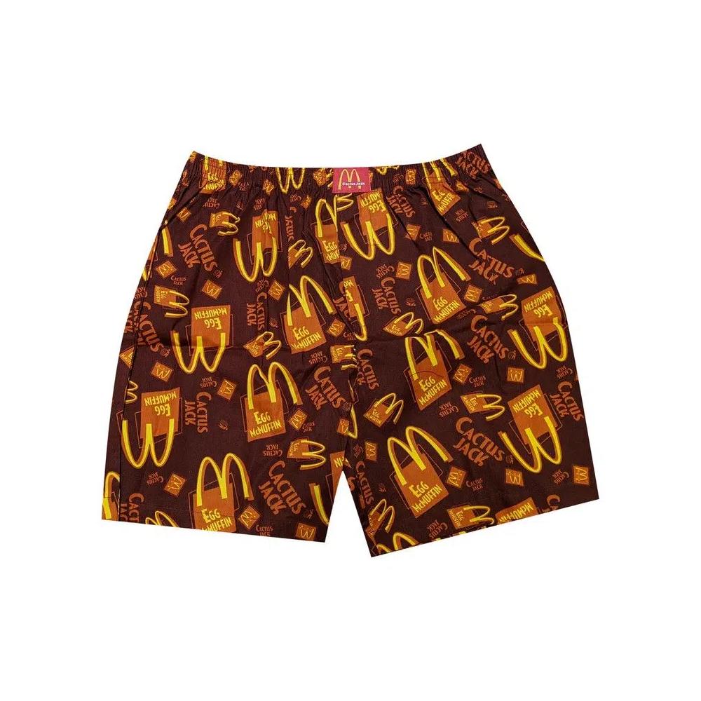 Нижнее белье Cactus Jack by Travis Scott x McDonald's Breakfast Boxers 'Brown' 1