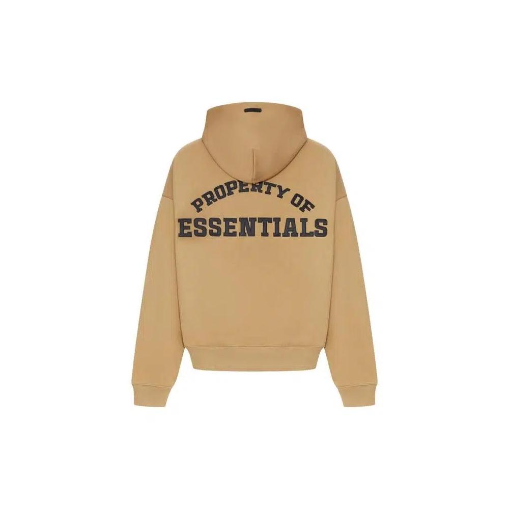 Худи с половиной молнии Fear of God Essentials Property Lounge Half Zip Hoodie 'Dune' 2