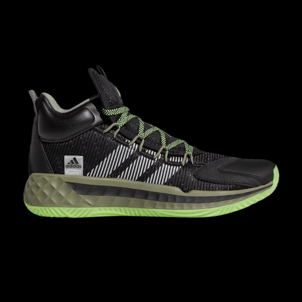Кроссовки Adidas Pro Boost Mid «Black Legacy Green» 1