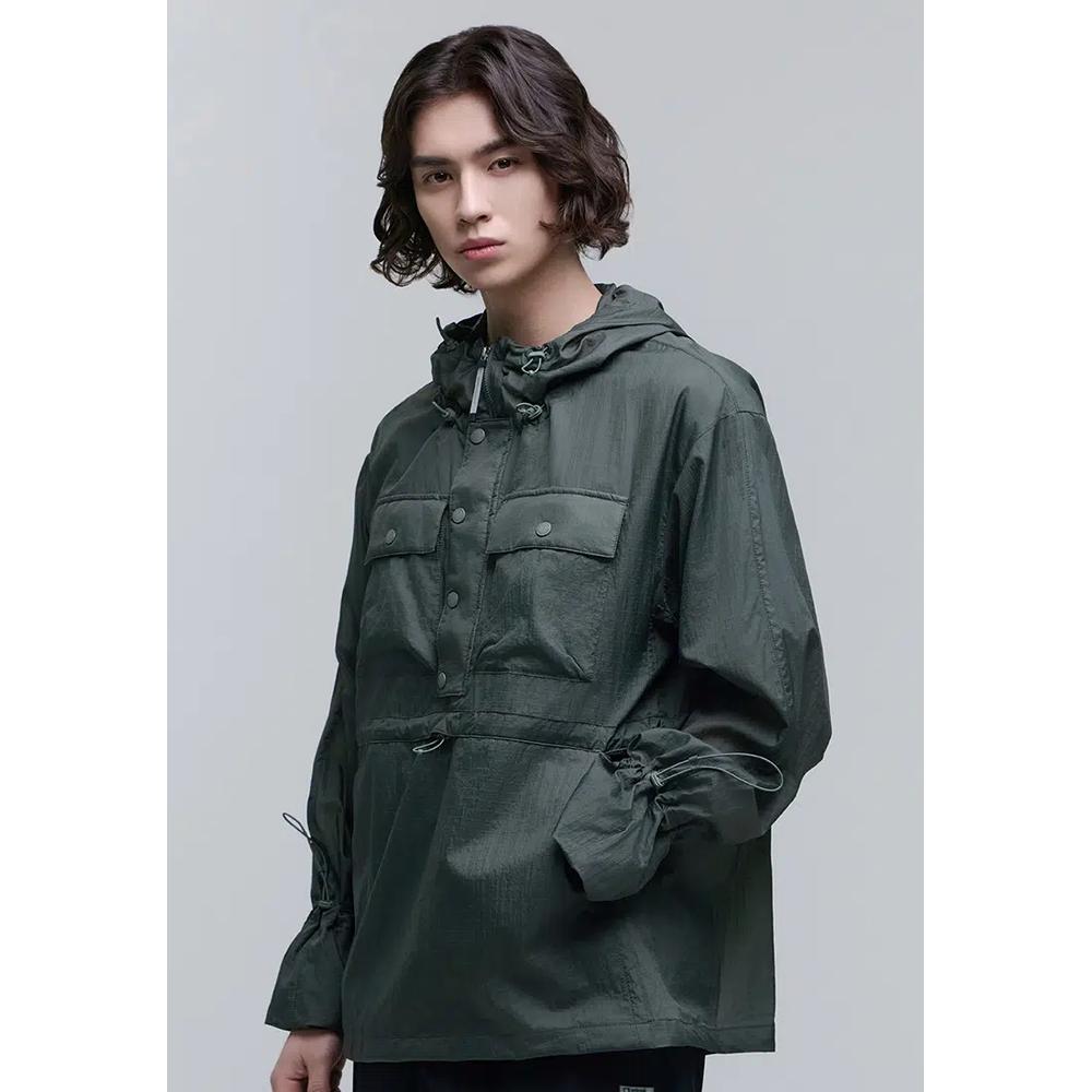 Унисекс куртка-анорак NRN Out Pocket Shirring Hooded Anorak Jacket 2