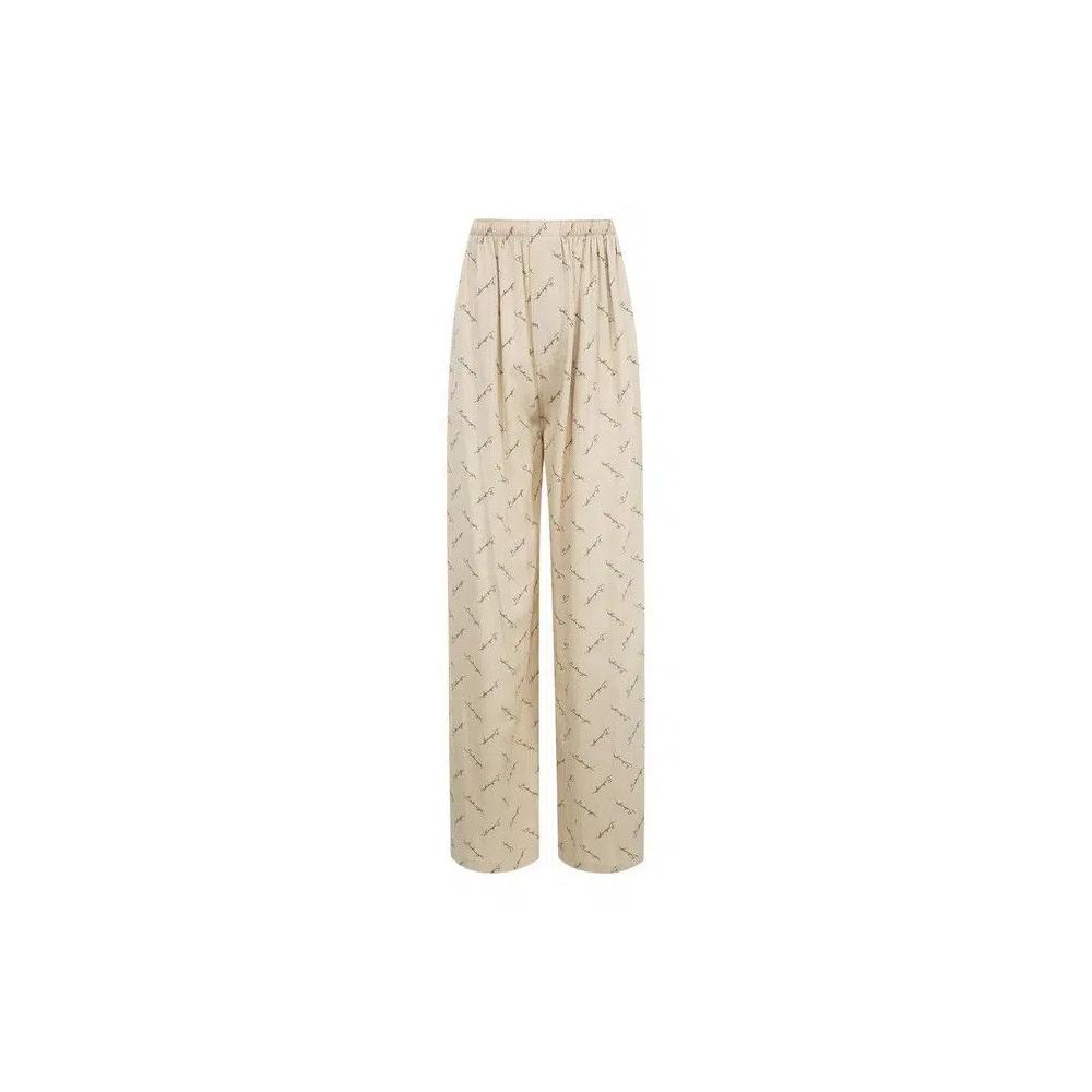 Низ Balenciaga Pyjama Pants 'Светло-бежевый/Черный' 1