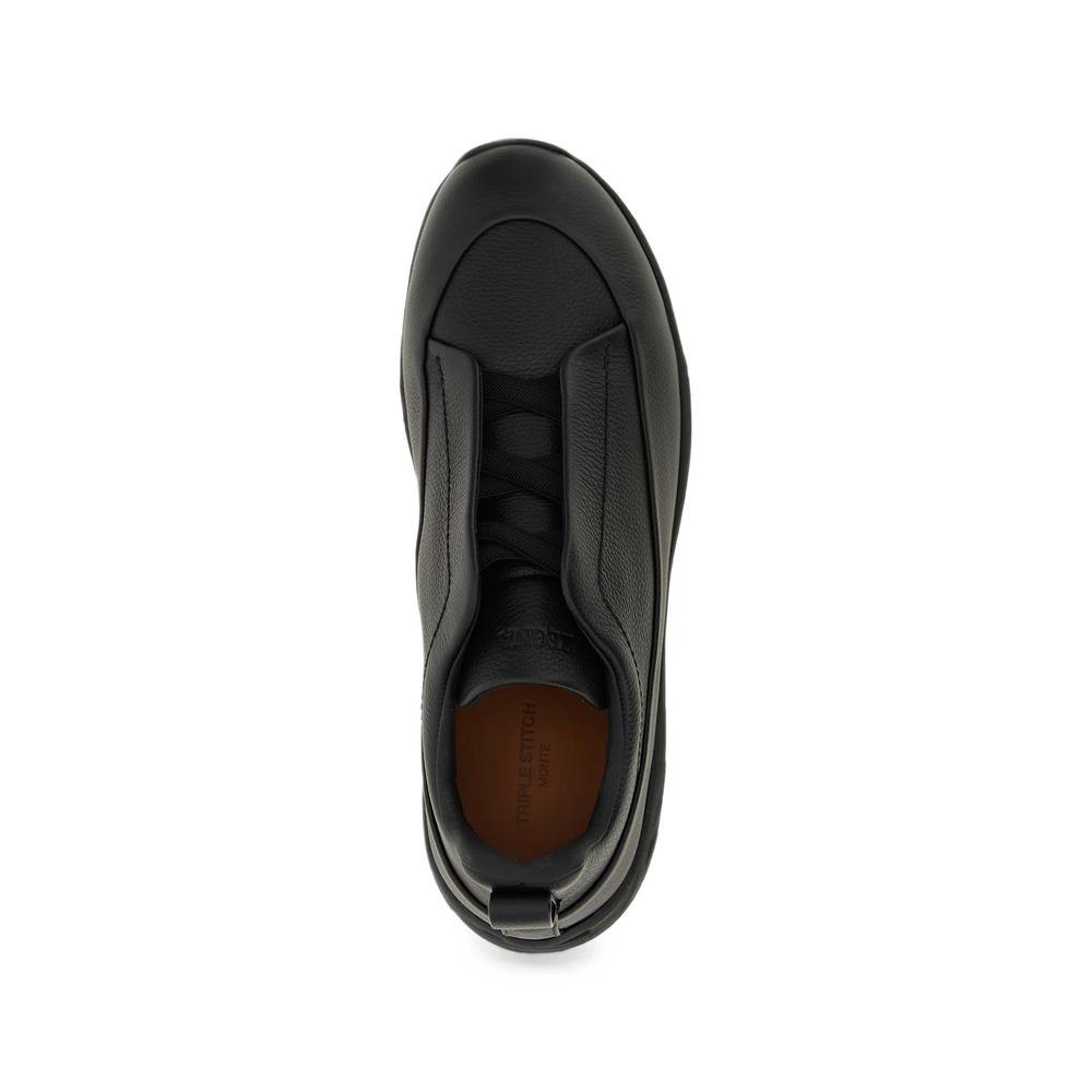 Triple Stitch™ Monte black leather sneakers 3